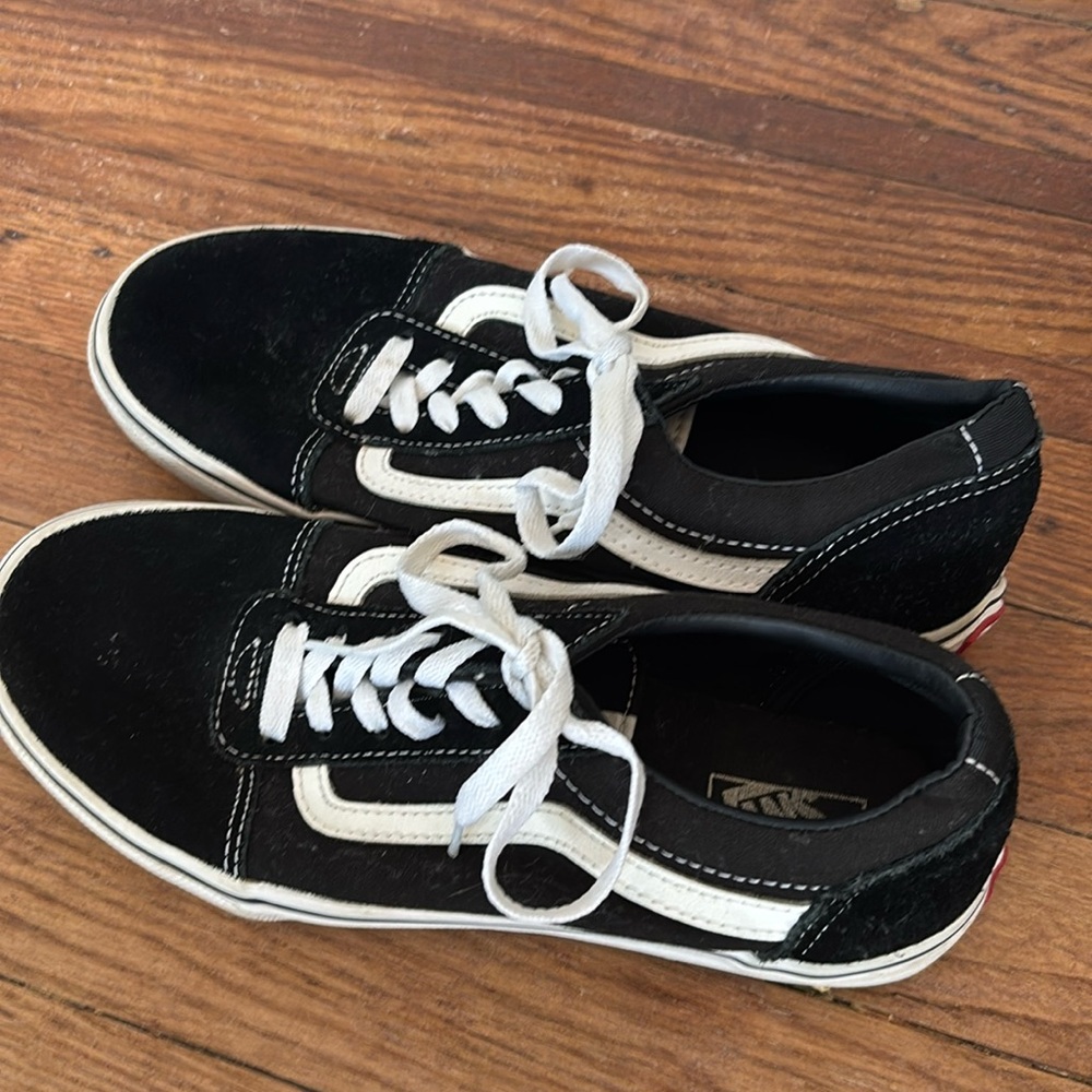 Vans Black and White Old Skool Sneakers